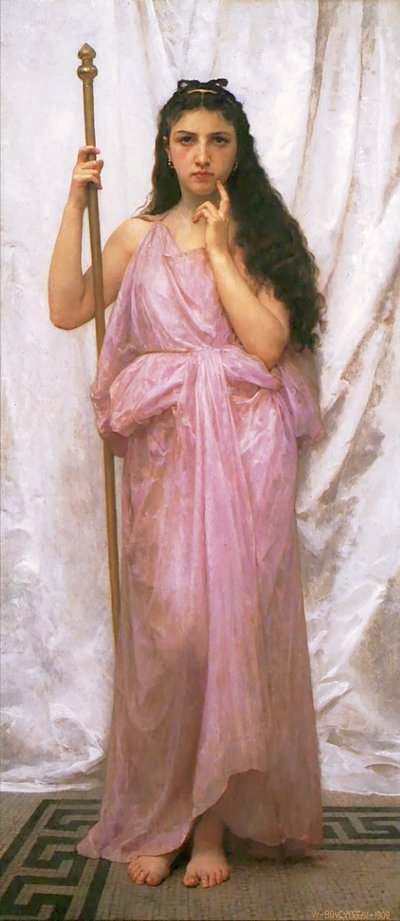 Joven sacerdotisa de William Adolphe Bouguereau